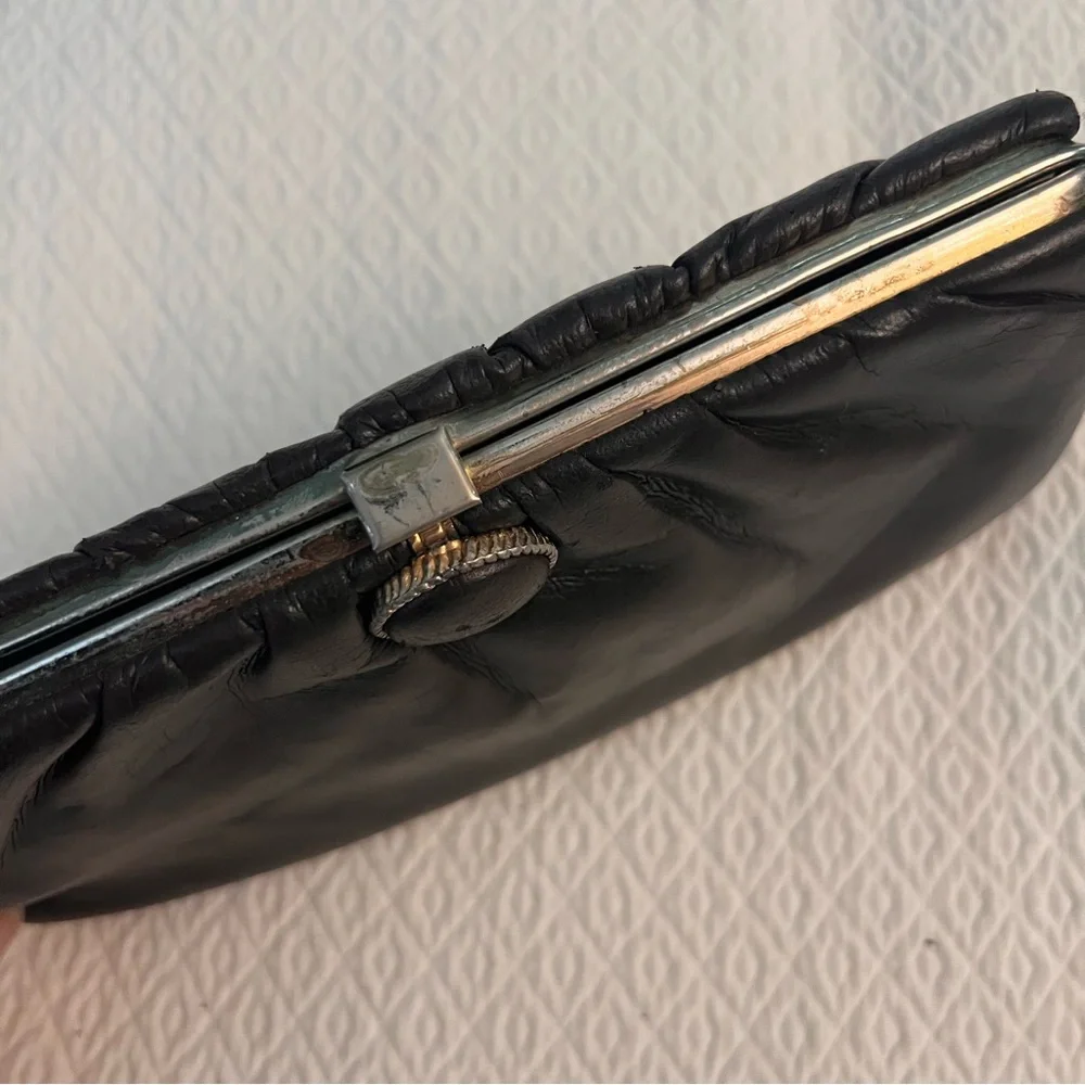 Vintage Dark Chocolate Brown Clutch Bag